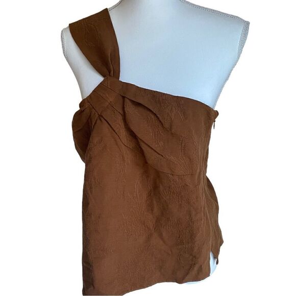 Veronica Beard Belinda Top Bronze Size 10 NWT - Picture 3 of 9